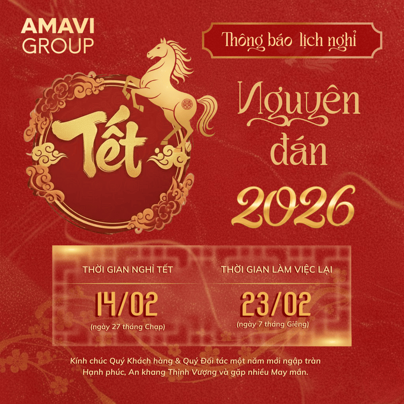 THÔNG BÁO NGHỈ TẾT ÂM LỊCH 2026